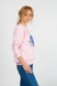 Pink sweatshirt with sheep print