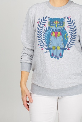 Sweatshirt "The Owl Taleteller", S