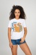 Women’s T-Shirt "The Squirrel and the oak leaf", White, S