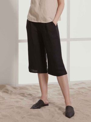 Black culotte pants, XS/S