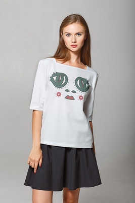 Women’s T-Shirt "Dyvooo-Eyes. The Princess Frog", S