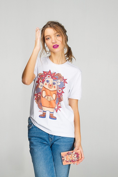 Women’s T-Shirt "The hedgehog Ghluti", S