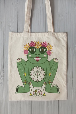 Eco bag "The Princess Frog"