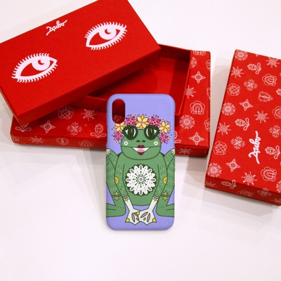 The phone case "The Princess Frog", Silicon