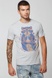 Men’s T-Shirt "The Cornflower Raccoon", White, S