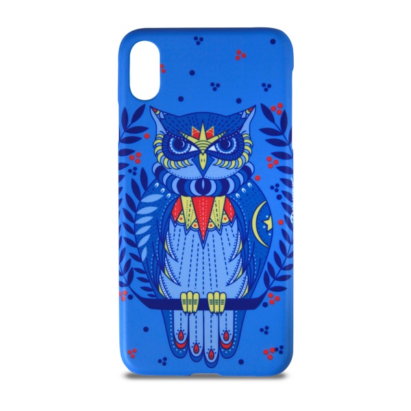 The phone case "Тhe owl taleteller", Silicon