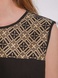 Black linen sleeveless dress, S/M