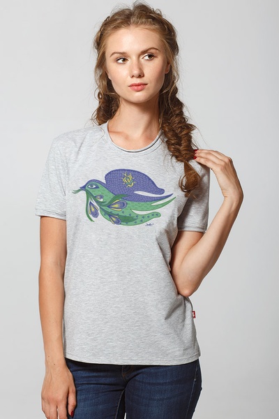 T-shirt "Spring Swallow", S