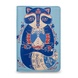 Passport Cover “The cornflower Raccoon”