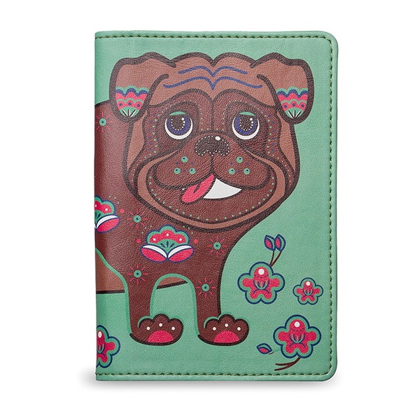 Passport Cover “The apricot pug”
