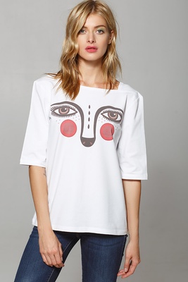 Women’s T-Shirt "Dyvooo-Eyes. Baroque Ermine", S
