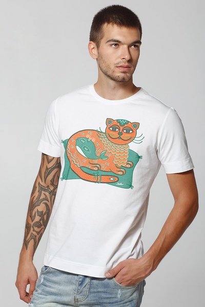 Men’s T-Shirt "Emerald Cat-Whale", S