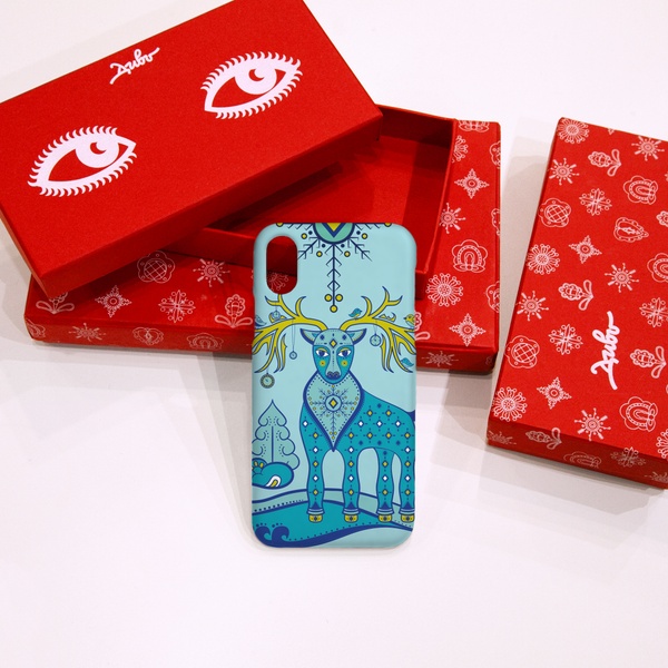 The phone case "Fabulous Deer", Silicon