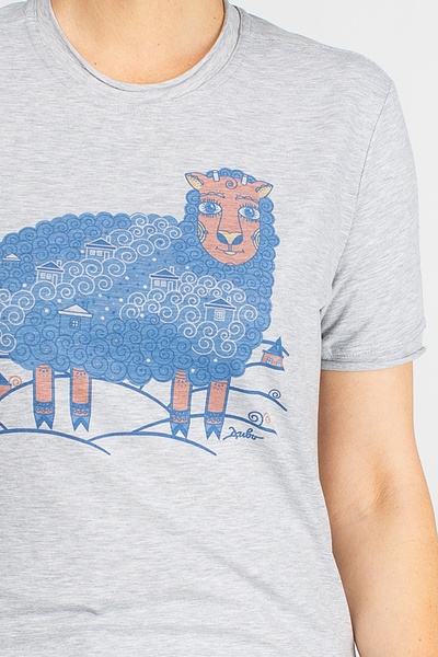 Women's T-shirt "Sheep", L