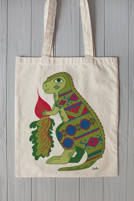 Eco bag "Ukrozaurus"