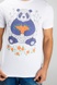 Men's t-shirt "Panda with mandarins", S