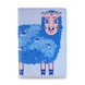 Passport Cover “Curly blue sheep”