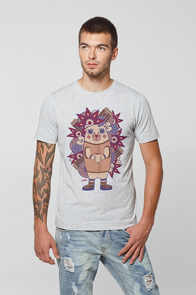 Men’s T-Shirt "The hedgehog Ghluti"