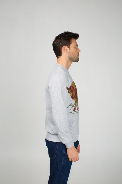 Men’s sweatshirt "Carpathian Bison", S