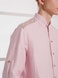 Розовая рубашка с вышивкой на спине, L/XL