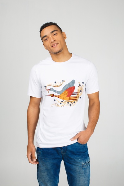 White men’s t-shirt "The Sky Storks", S
