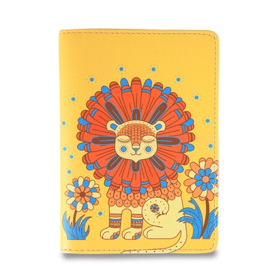 Обложка на паспорт "Солнечный львенок"