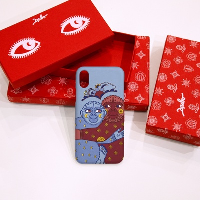 The phone case "Fascinated love", Silicon