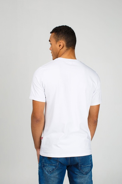 Белая мужская футболка "Лев", S