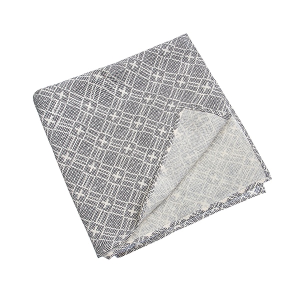 Шейный платок с фирменным орнаментом, Серый