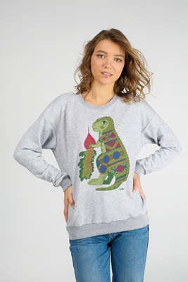 Sweatshirt "Ukrozaurus", S