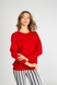 Womens red sweatshirt