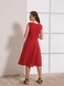 Сукня кольору бордо з V-подібним вирізом, S/M